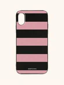 Retro Geometric Striped Phone Case, SECRET FACTORUS Fashionable Pattern Protective Cover, Compatible With IPhone 17 / 17 Air / 17 Pro / 17 Pro Max, And Galaxy Phones, Compatible With S26/S26 PLUS/S26 Ultra - Multicolor - View 56