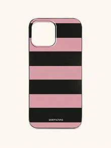 Retro Geometric Striped Phone Case, SECRET FACTORUS Fashionable Pattern Protective Cover, Compatible With IPhone 17 / 17 Air / 17 Pro / 17 Pro Max, And Galaxy Phones, Compatible With S26/S26 PLUS/S26 Ultra - Multicolor - View 15