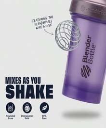 BlenderBottle Classic V2 Shaker Bottle Perfect For Protein Shakes And Pre Workout, 28-Ounce, White - ColorH - View 3