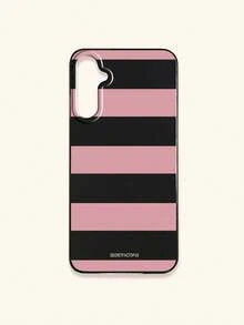 Retro Geometric Striped Phone Case, SECRET FACTORUS Fashionable Pattern Protective Cover, Compatible With IPhone 17 / 17 Air / 17 Pro / 17 Pro Max, And Galaxy Phones, Compatible With S26/S26 PLUS/S26 Ultra - Multicolor - View 42