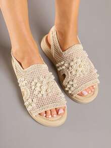 Sandali piatti casual, comodi e versatili da donna, adatti per l'estate