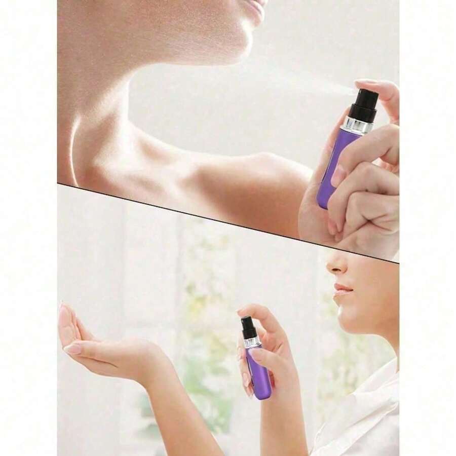 1pcs 5ml Refillable Perfume Bottles, Valentine's Day Gift, Refillable Travel Perfume Bottles, Mini Perfume Bottles, Refillable Perfume Spray Bottles, Travel Essential, Multiple Colors, Spray Bottles Mini Portable Empty Liquid Containers Travel, Beach, Summer, Back To School Travel - 彩色 - 查看 1