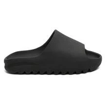 Men's Cloud Slide Sandal Comfortable Tractor Flip Flops - 黑色 - 查看 5
