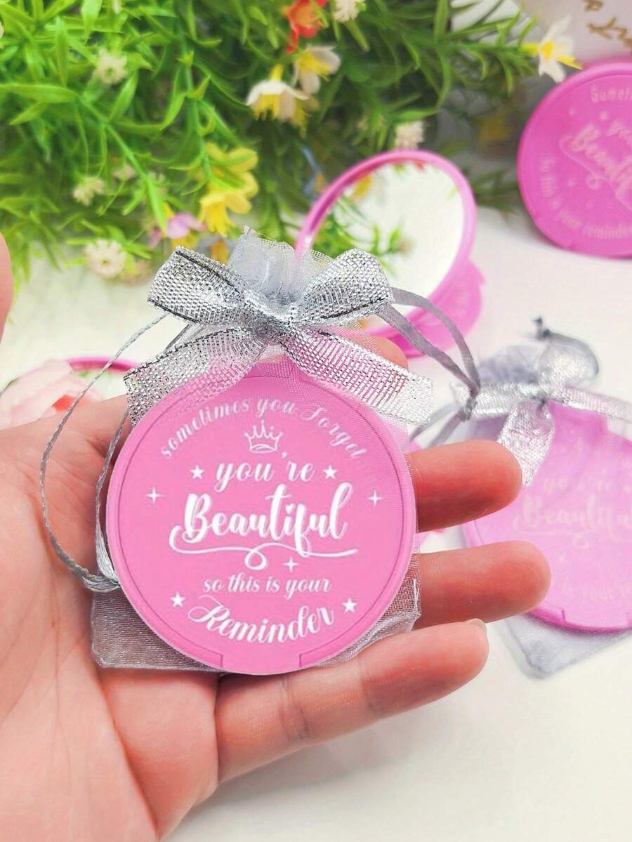 10 buc (5 seturi) / 20 buc (10 seturi) Oglinzi compacte atractive cu săculeți din organza cu fluture - Oglinzi de machiaj rotunde portabile, lustruite, fără baterii, ideale pentru portofel personal, buzunar sau pentru a fi oferite cadou femeilor, colegilor, profesorilor, absolvirii, Crăciunului, Halloween, Oglindă mică, articol cadou, Oglindă decorativă, Oglindă durabilă, Oglindă de buzunar, Oglindă compactă, Oglindă mică, Oglindă de mână, Ieftine, Articole de umplutură pentru șosete, Machiaj, Instrumente de machiaj, Articole ieftine, Cadouri, Cadouri pentru femei, Cadouri de Crăciun