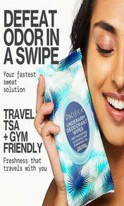 Pacifica Deodorant Wipes - Coconut Scented Body Wipes, Aluminum-Free After Workout Underarm Deodorant, Helps Fight Body Odor, Travel, Summer, Long Flight, And Gym Essentials For Men And Women - 30 Pcs - ColorB - 查看 2