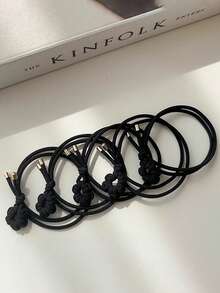 High Elasticity Thick Knotted Unbreakable Hair Ties, Hair Bands, Scrunchies Set, Versatile Women Hair Accessories ,Ponytail Holders ,Hair Elastics ,Hair Rubber Bands ,Hair Rope