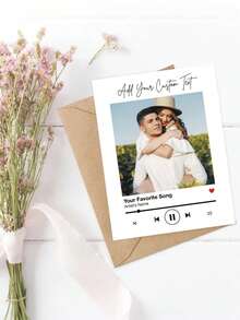 个性化照片卡、定制照片和歌曲卡、个性化音乐卡、个性化生日和母亲节卡、定制照片卡（带信封）、个性化生日卡、周年纪念卡、男朋友/女朋友爱情卡、创建您自己的生日照片卡、最好的朋友照片纪念卡、情侣照片纪念卡 - 音樂賀卡 - 查看 4