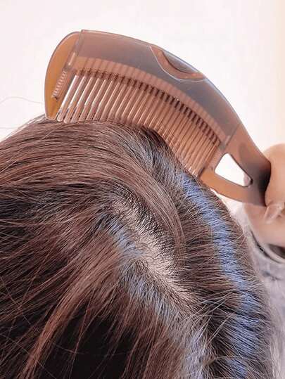 Conjunto de pentes anticaspa, pente para couro cabeludo, escova de cabelo com dentes ocos para massagem no couro cabeludo, refrescante e anticaspa, remoção de sujeira, pente removedor de caspa, ferramentas para cabelo, acessórios para cabelo, itens essenciais para viagem.