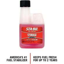 STA-BIL Storage Fuel Stabilizer - Keeps Fuel Fresh For 24 Months - Prevents Corrosion - Gasoline Treatment That Protects Fuel System - Fuel Saver - Treats 10 Gallons - 4 Fl. Oz. (22204) (Pack Of 2)