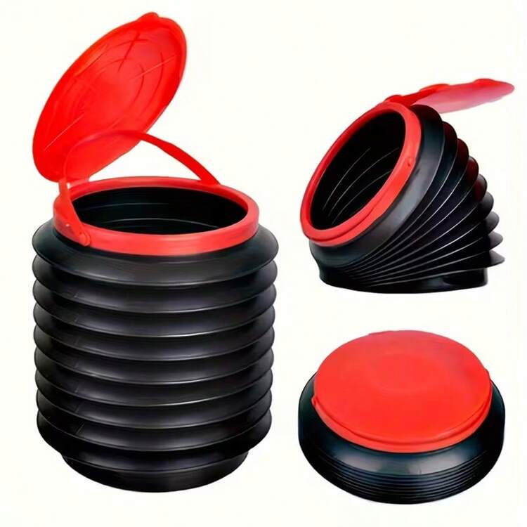 Papelera plegable y multifuncional de tela Oxford portátil - Caja de basura negra, cubo de basura compacto para el automóvil, caja de almacenamiento multifuncional para el vehículo para la limpieza del automóvil - Contenedor de basura colgante en el respaldo del asiento, accesorio interior del automóvil Contenedor de basura y bolsa de almacenamiento, suministros para automóvil, Navidad, almacenamiento para automóvil, papelera, automóvil - Multicolor - Añade 6