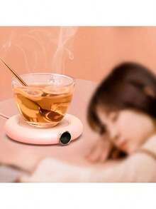 USB桌面保温垫【三档智能温控】| 55-75℃恒温牛奶加热器 | 办公家用马克杯保温器 | 数字显示防烫隔热底座 | 咖啡和牛奶饮品必备 - 彩色 - 查看 4