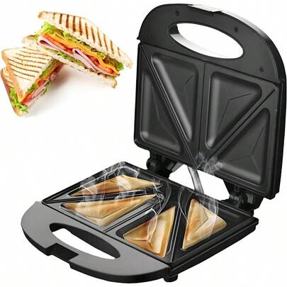 Mini Sandwich Maker2Slice Sandwich Press And Toaster Portable Sandwich Toaster Cooking Plate Mini Sandwich Maker For Ideal For Birthdays And Christmas Breakfast Camping