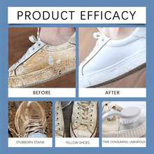 jakehoe Pembersih Sepatu Putih, Untuk Sepatu Sneaker, Sepatu Putih, Menghilangkan Noda Menguning, Larutan Pembersih Portabel Tanpa Bilas, Hadiah Untuk Teman dan Keluarga (Versi Baru atau Lama Acak) - MultiWarna - View 3