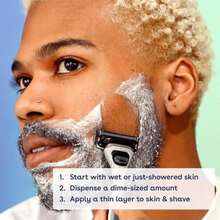 Eos UltraProtect Men's Shave Cream- Blue Surf, 24-Hour Hydration, Non-Foaming Formula, 7 Fl Oz (Pack Of 2) - ColorA - View 4