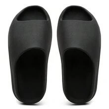 Men's Cloud Slide Sandal Comfortable Tractor Flip Flops - 黑色 - 查看 3
