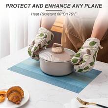 Washable Vinyl Placemats Set Of 4 For Indoor/Outdoor Use - D-ocean Geode - View 7
