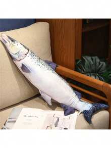 40/60 cm realistyczne pluszowe zabawki w kształcie ryb, zwierzęta z miękkim wypełnieniem, pluszowe poduszki z rybami oceanicznymi i słodkowodnymi, łosoś/saury/tuńczyk/granik/pomfret/głowogon wężogłowy itp., kreatywne zabawki dla kotów i psów, specjalne dekoracje do pokoju, prezenty urodzinowe dla dzieci, prezenty na Halloween, prezenty świąteczne, prezenty noworoczne, prezenty na Święto Dziękczynienia, prezenty na Walentynki.