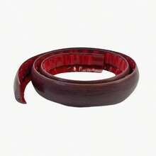 1 Stück strapazierfähiger selbstklebender PVC Bodenübergangsstreifen, Holzmaserung Design, Teppich- und Hartboden-Kantenprofil, flexible Kanten für Teppiche, Laminatböden und Vinylsockelleisten, 100 cm