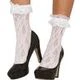 Fiestas Guirca Short White Lace Socks For Adults, Elegant Socks With Lace Detail, Feminine And Versatile Design, With A Touch Of Sophistication And Comfort, Ideal For Daily Wear, Special Occasions, And Formal Or Casual Outfit Accessories - Multicolor - View 2
