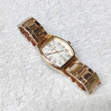 Women's Metal Watch, Classic Barrel Style, Small Launch - Rượu sâm banh - Xem 2