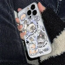 Funda para Teléfono - Funda Transparente con Gatos Voladores en el Espacio - Una Cubierta de Teléfono Lujosa de TPU Suave a Prueba de Golpes, Diseñada para Ser Compatible con iPhone 17, 16, 15, 14, 13, 12, 11 Pro Max, Así Como 16, 14 Plus, 12 Plus. - Color mezclado 1-1122 - Ver 6