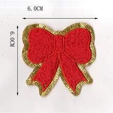 1pc Gold Edged Butterfly Embroidery Patch, Suitable For Clothing, Bags, Shoes, Hats, Home Decor, Iron-On