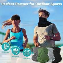 4 Pares Bandanas y Mangas de Brazo para Hombre y Mujer, Pauelos y Manguitos con Proteccin UV, Ideales para Ciclismo, Escalada y Deportes, Material Transpirable, Colores Neutros - inicial - Ver 10