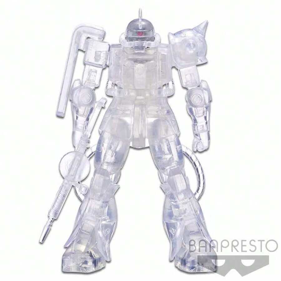 LICENÇA DE COMERCIALIZAÇÃO Banpresto  Estrutura Interna MS-06S ZAKU II char's Custom Ver. (Ver.B), Multicolorido, pequeno (BP17275) - Branco - Ver 1