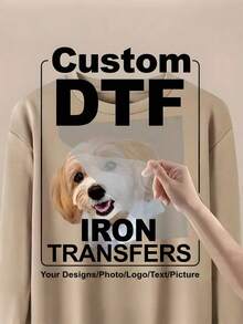 DTF Stickers, Customized Heat Transfer Stickers, Personalized Clothing Prints, Cool Creative Custom Heat Transfer Film, Sticker Patches DIY Heat Transfer Stickers, Label Logos, Personalized Heat Transfer Film, Washable Heat Transfer Labels And Badges, Suitable For Customizing Clothing, T-Shirts, Pillows, Bags, Shoes, Hats, DIY Craft Materials, Unique Holiday Gifts, Very Meaningful - Multicolor - View 2