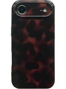 Aesthetic Tortoise Shell Phone Case For IPhone 14 6.1in,Retro Cool Girl Leopard Print Brown Amber  Full Camera Protective Cover For IPhone 14 6.1"2025.1navidad20251027 - iPhone 17 Air - Xem 13