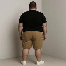 EVOLUTION PLAY Kit 2 Bermuda Shorts Twill Men's Plus Size 48 Or 58 Extra Large - Black-khaki - View 8