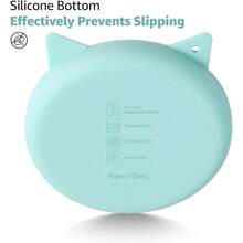 Silicone Slow Feeder Dog Bowls, Interactive Puzzle Pets DryWet Food Training, Keeps Dogs Cats Busy, Prevents Puppy Overeating Cyan, 0.8 Cup - ban đầu - Xem 6