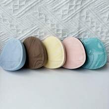 lyanxinlei 1 pezzo Cuscinetto in polvere di marshmallow, cuscinetto per polvere di trucco riutilizzabile, cuscinetto per polvere di trucco per viso e occhi, cuscinetto morbido per fondotinta e polvere di trucco, adatto a tutti i tipi di pelle.