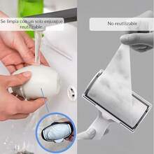 XNNGBXXDDT Quita Pelo de Mascota Lavable y Portátil,Rodillos de Pelusa Reutilizables,Rodillo para Eliminar Pelo de Perro y Gato,Perfecto para Ropa, (Negro) - Negro - Ver 5