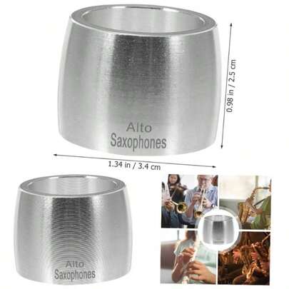 Clip De Boquilla De Saxofn De Metal Ligadura Duradera Y Ligera Para Saxofonistas Accesorio Prctico Para Instrumentos De Viento