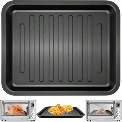 Air Fryer Toaster Oven Accessories For COSORI 12 In 1 C130 CS130 CO130 Convection Oven 14 *12 NonStick Rectangle Air Fryer Rack Replacement Parts Grill Pan Grill Plate Crisper Plate Tray