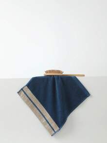 1pc Medium Bath Towel, Lightweight, Blue, Rectangular 70*140cm, Suitable For Adults, Swimming, Bathing, Wrapping, Or 34*74cm Hand Towel, Square 34*34cm Handkerchief, Quick-Drying, Absorbent, Soft, Suitable For Bathroom, Kitchen, Travel, Holiday Gifts, Gym, Beach, Hotel, Salon, Outdoor Shower Towels For Beauty Salon, Hotel Sports,Home Essentials, Towel, Skin Care Bath Towel Sheet