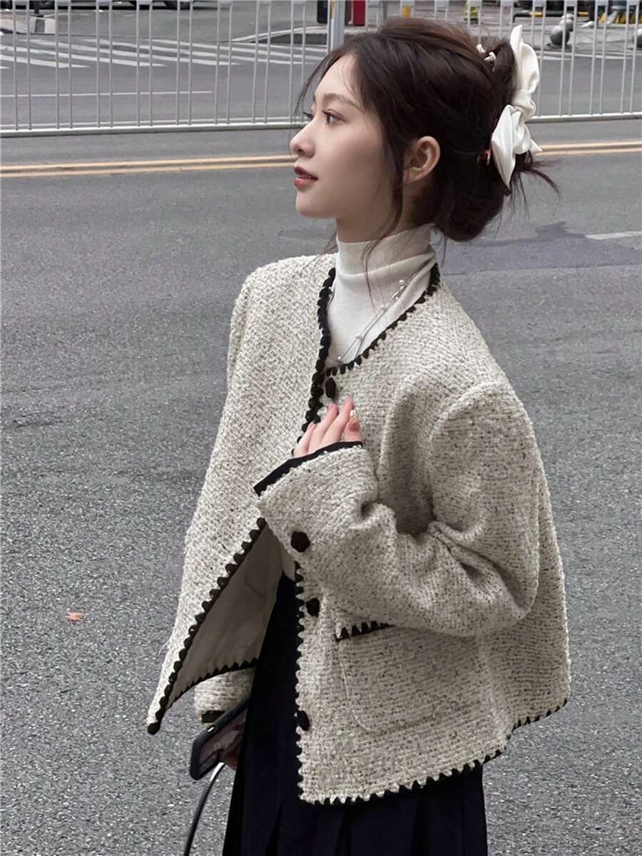 Women's Autumn Jacket, Korean Style, Elegant High-End Vibe