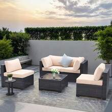 Patio Cushion Covers 24x24x4 Inch,Waterproof Outdoor Cushion Cover Replacement,Patio Seat Cushion Covers For Outdoor Furniture,Chair Seat Cushion Slipcover With Zipper 4 Pack (Beige,Covers Only){"Color_name":"Beige","Size_name":"24\"X24\""} - 淺褐色的 - 查看 8