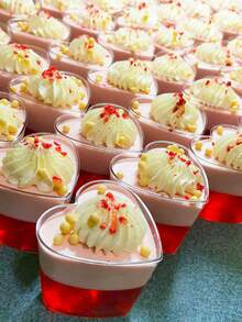 5oz Dessert Cups, Tiramisu Cups, Clear Plastic Pie Cups, Round Appetizer Cups, For Desserts, Pudding, Mousse, Ice Cream, Parties, Weddings, Valentine's Day, New Year - Multiple Colors/random Styles - View 6