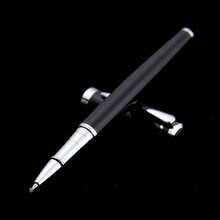 1 Pix metalic luxos, clasic, negru, pentru afaceri - Scriere fluidă/Potrivit pentru semnături de afaceri (întâlniri/contracte) și practica caligrafiei studențești/Structură metalică durabilă/Design elegant, potrivit pentru ocazii profesionale, ideal pentru muncă și studiu - Negru - Vizualizare 15