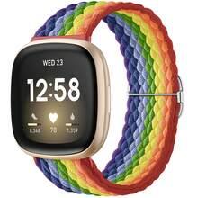 兼容 Fitbit Sense/Sense 2/Versa 3/Versa 4 男女款腕带，编织弹性柔软尼龙表带兼容 Fitbit Sense 2 腕带/Sense 腕带/Versa 3 腕带/Versa 4 腕带配件 - Fitbit versa3/4 - 查看 26