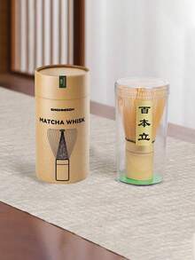 1件抹茶打蛋器架，日本宋代抹茶茶道工具打蛋器架，抹茶配件，竹制抹茶茶具 - 彩色 - 查看 10