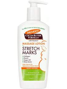 Cocoa Butter Formula Loción de Masaje para las Estrías con Manteca de Cacao, Vitamina E, Colágeno, Elastina, Aceite de Argán y Manteca de Karité, Dermatológicamente Probada, 250ml-251106 - 1 - Ver 1