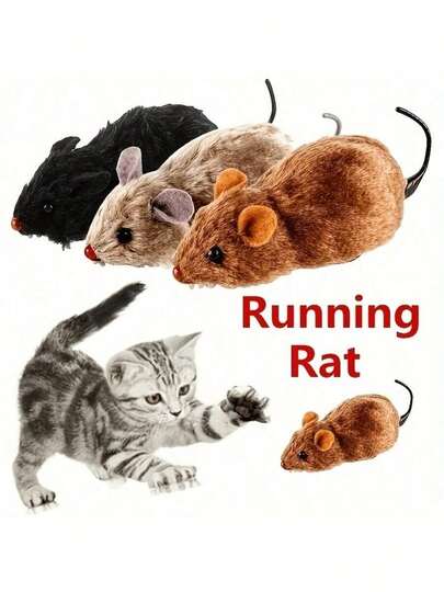 New Arrival Cat Toys, Clockwork Simulated Mouse, Indoor Cat Interactive Toy, Pet Self-Entertainment Toy