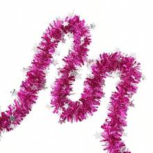 Purple Metal Wire Wreath, Christmas Metal Foil Metal Wire Wreath Decor Holiday Tree Wall Home Office Party Autumn Thanksgiving Halloween (Multicolor)