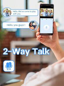 Wireless Doorbell Camera With Indoor Chime, 2.4Ghz WiFi Home Security Camera, Motion Detection, Smart Alerts, Two-Way Audio, Easy To Installation, Weather Resistance, Outdoor/Indoor Security - 黑色 - 查看 8