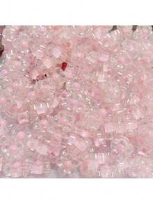 Conta Miçanga Flor Colorido Furtacor com Furo Passante - Fúcsia - Visão 2