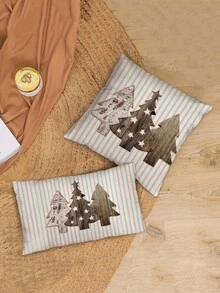 4 Stück Weihnachts-Samt-Kissenbezüge mit weicher Haptik, Weihnachtsmann, Weihnachtszahlen, Rentier, Schneemann, Schneeflocke, aus hypoallergenen Polyestermaterial, mit unsichtbarem Reißverschluss, ohne Füllung, geeignet für Heimdekoration, Wohnzimmer, Zierkissenbezüge, Kissen, Sofakissen, Heimdekoration, Kissenbezüge, weiche Pads.