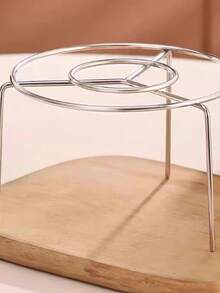 1 pièce - Convient pour la cuisson intérieure/extérieure, contact alimentaire, sans électricité requise, accessoires pour friteuse à air, set de grille de barbecue pour friteuse à air, grille de barbecue ronde en acier inoxydable.